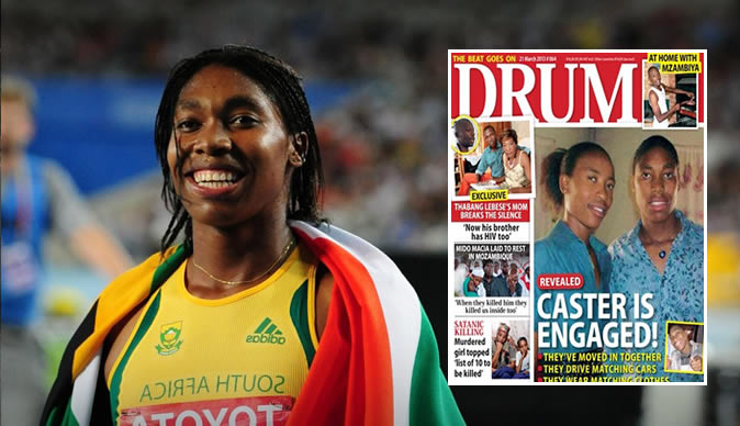 Caster Semenya reacts to rumours of engagement to fellow athlete Violet Raseboya   